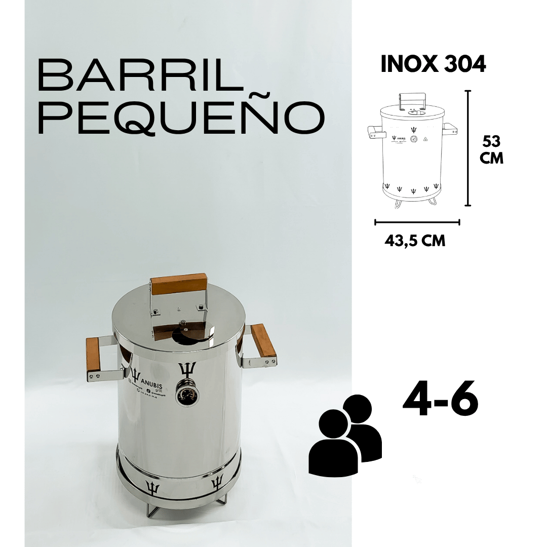 Barril Asador Pequeño - Anubis Grill