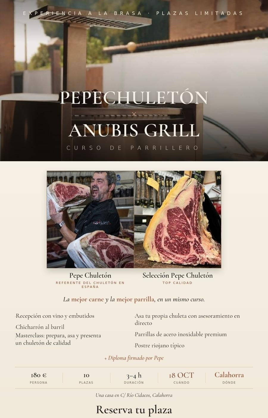 Curso Parrillero Anubis Grill x PepeChuleton - 18 de Octubre