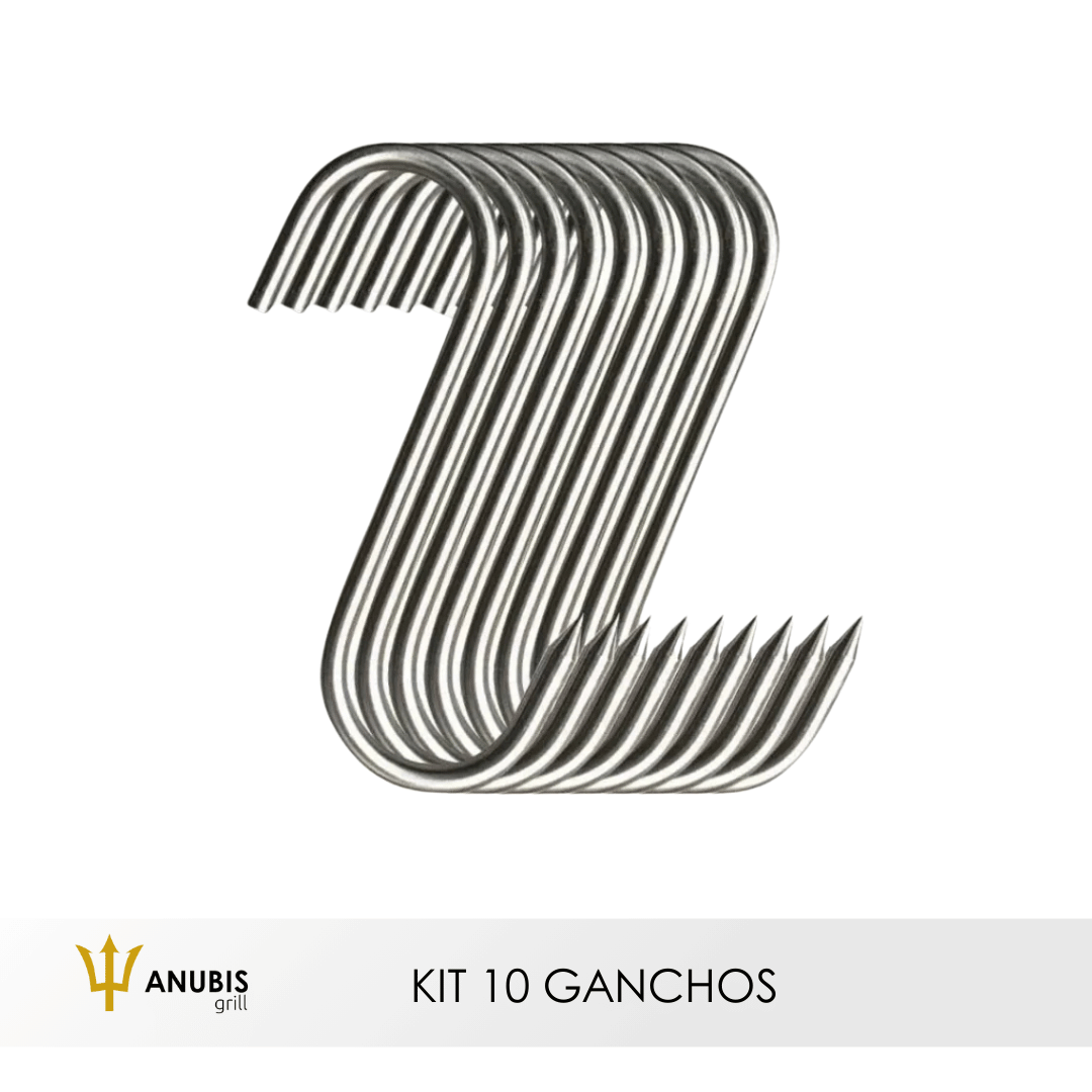Kit 10 ganchos - Anubis Grill