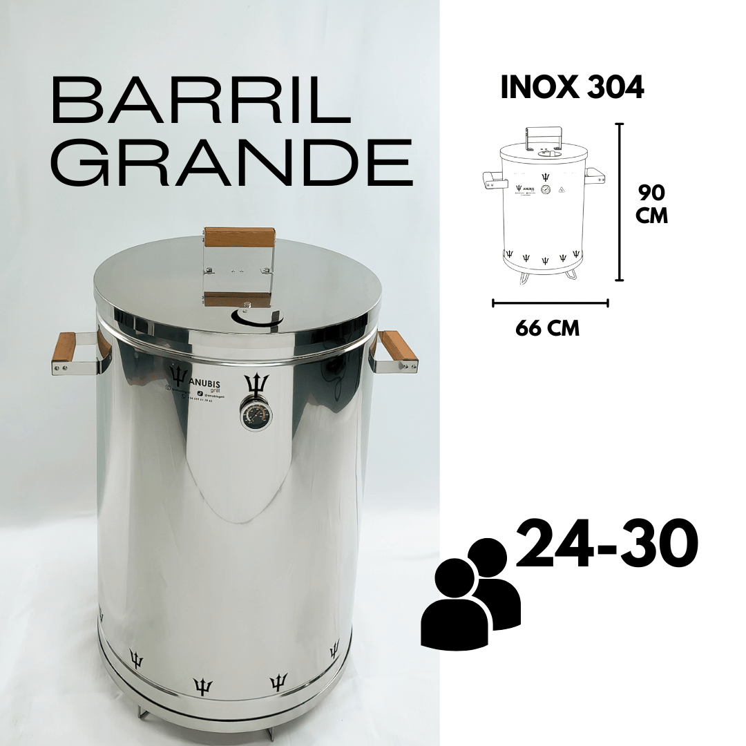 PACK BARRIL GRANDE - Anubis Grill