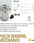 PACK BARRIL MEDIANO - Anubis Grill