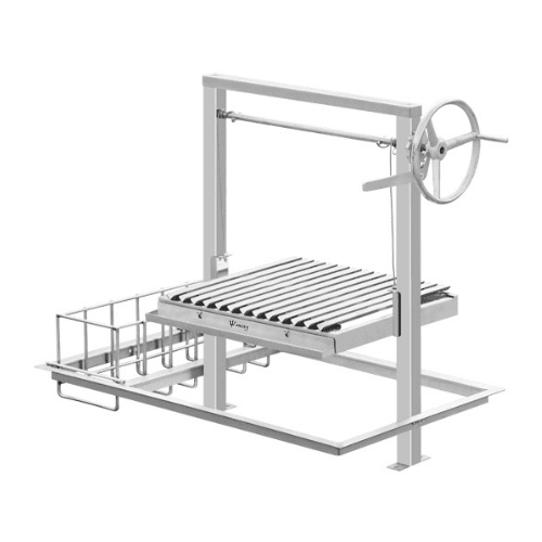 Parrilla Elevable en Acero Inoxidable con Brasero - Anubis Grill