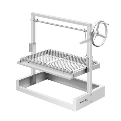 Parrilla Elevable En Acero Inoxidable (Varilla Redonda) - Anubis Grill