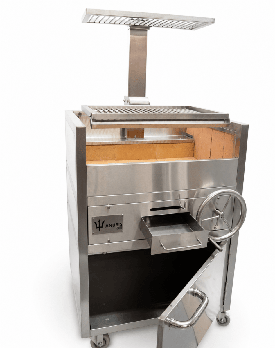 Parrilla Monoblock Profesional Elevable Con Atemperador - Anubis Grill