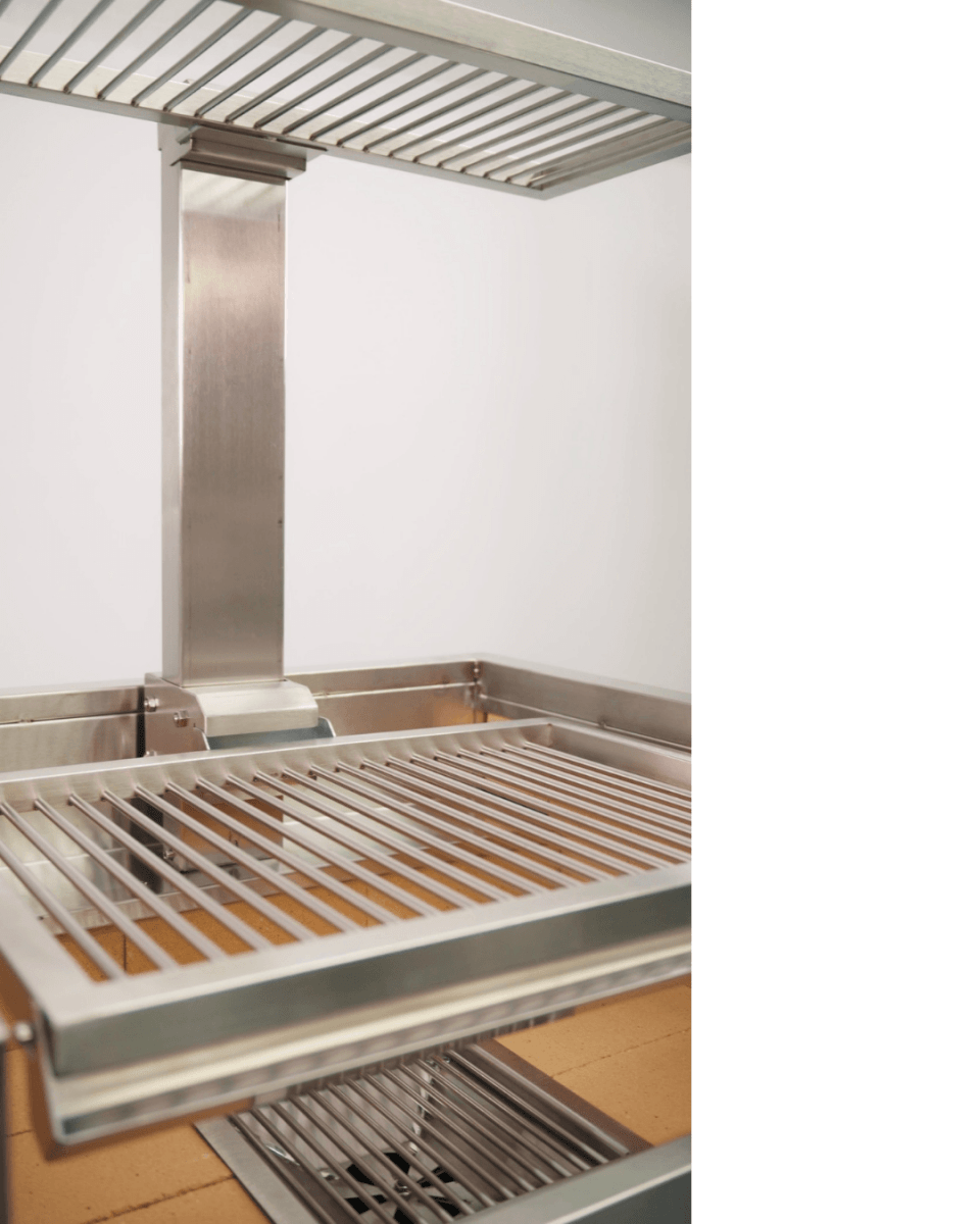 Parrilla Monoblock Profesional Elevable Con Atemperador - Anubis Grill