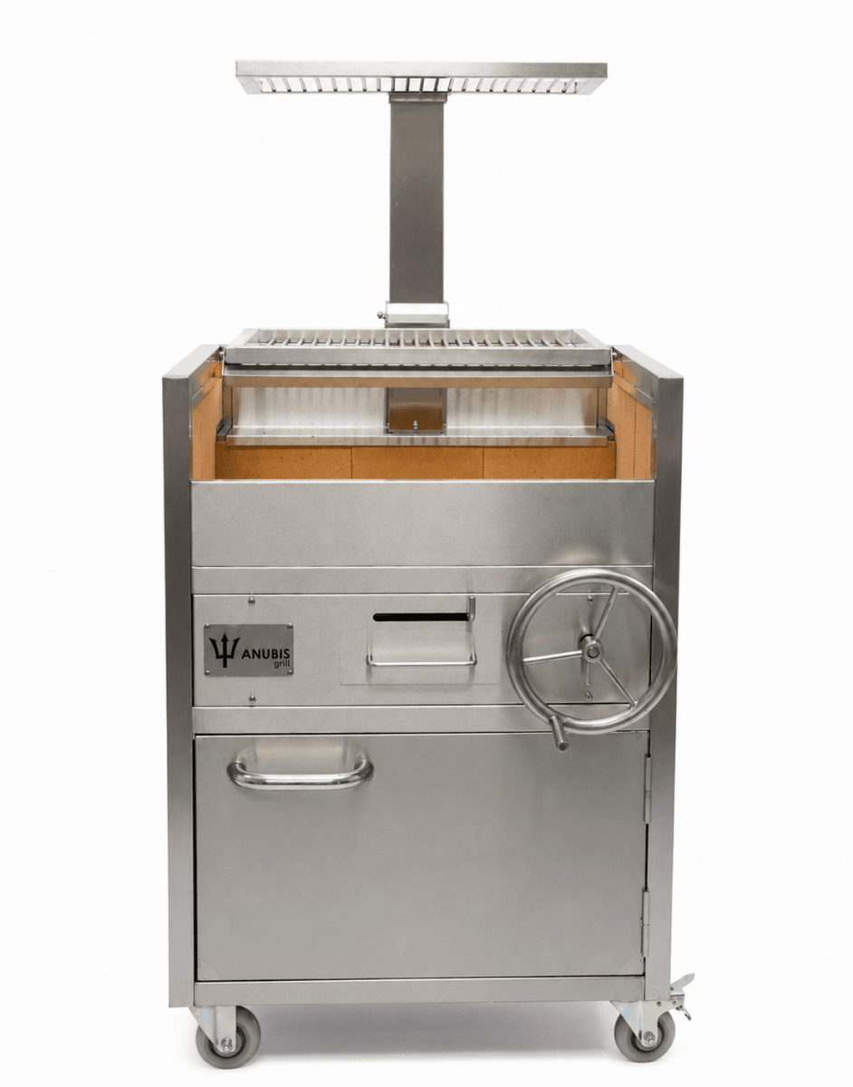 Parrilla Monoblock Profesional Elevable Con Atemperador - Anubis Grill