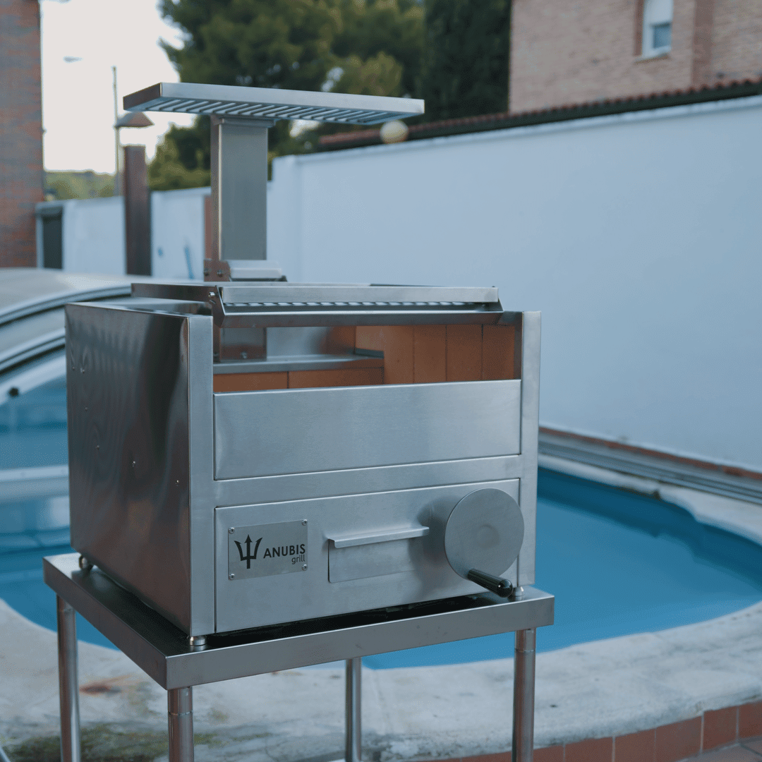 Parrilla Profesional Elevable Con Atemperador - Anubis Grill